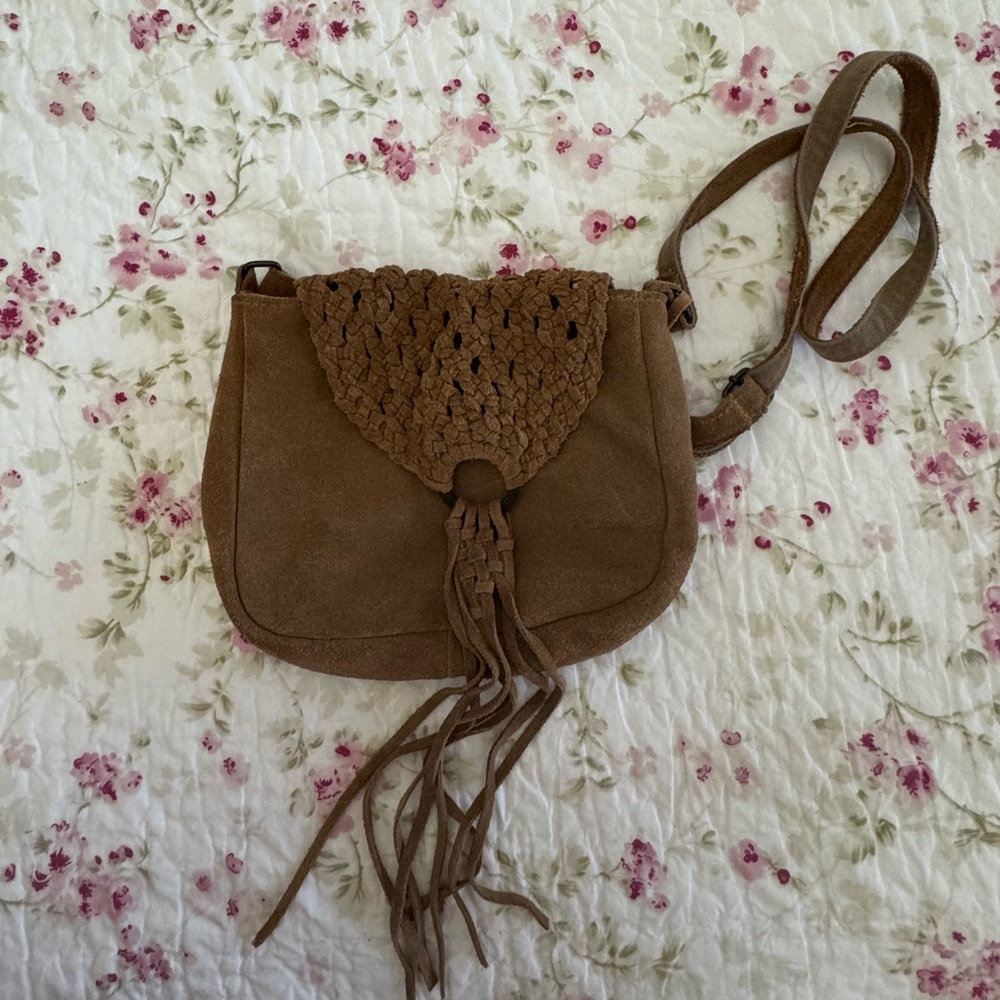 Target’s Merona Suede Crossbody Purse